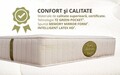 Saltea anatomica, Nature Pocket Bamboo Memory Evolution, 200x200 cm, Latex, Arcuri Pocket, 7 Zone de Confort