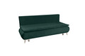 Canapea extensibila Sofie Lux, 203x92x86 cm, 3 locuri, lada pentru depozitare, verde pin