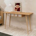 Birou, Mod Design, Soomin, 120x74x60 cm, Stejar / Alb