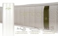 Saltea anatomica, Nature Pocket Bamboo Memory Evolution, 90x190 cm, Latex, Arcuri Pocket, 7 Zone de Confort